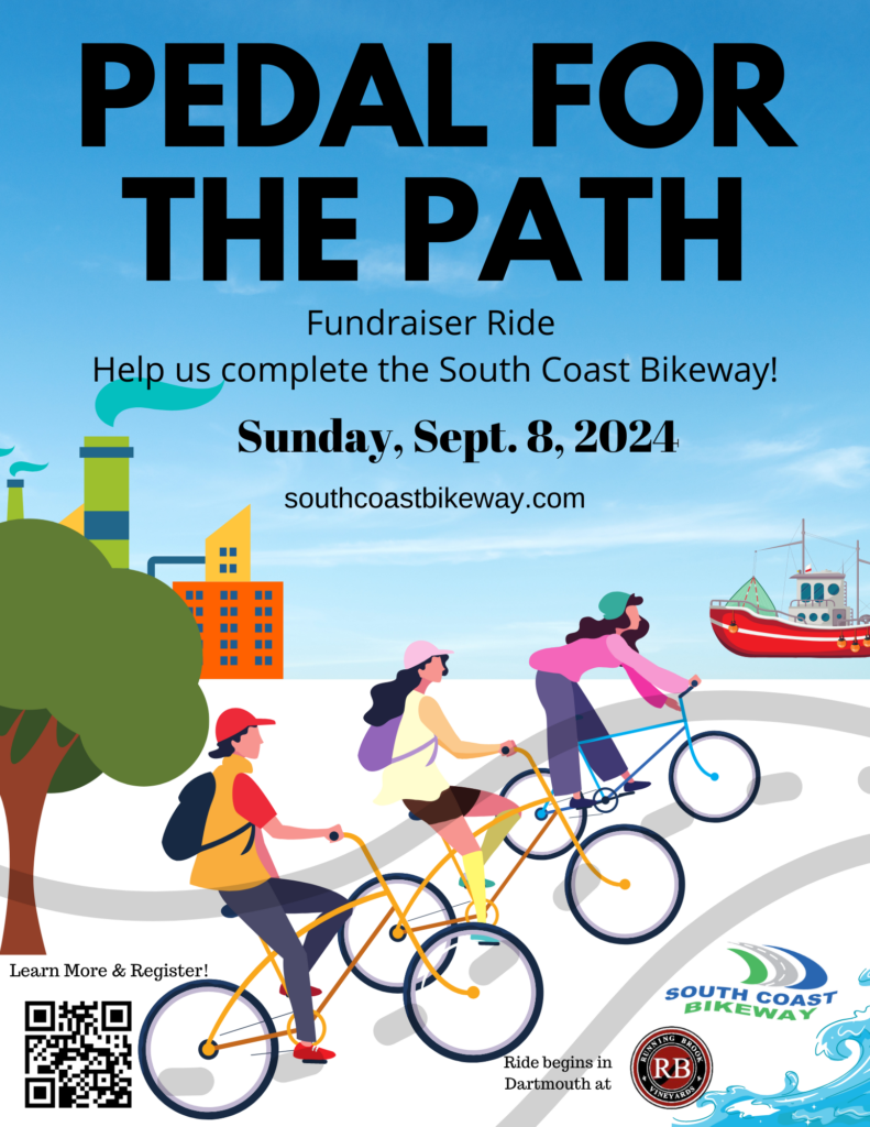 Pedal for the Path ride poster 2024